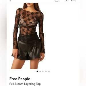 FREE PEOPLE full bloom layering top